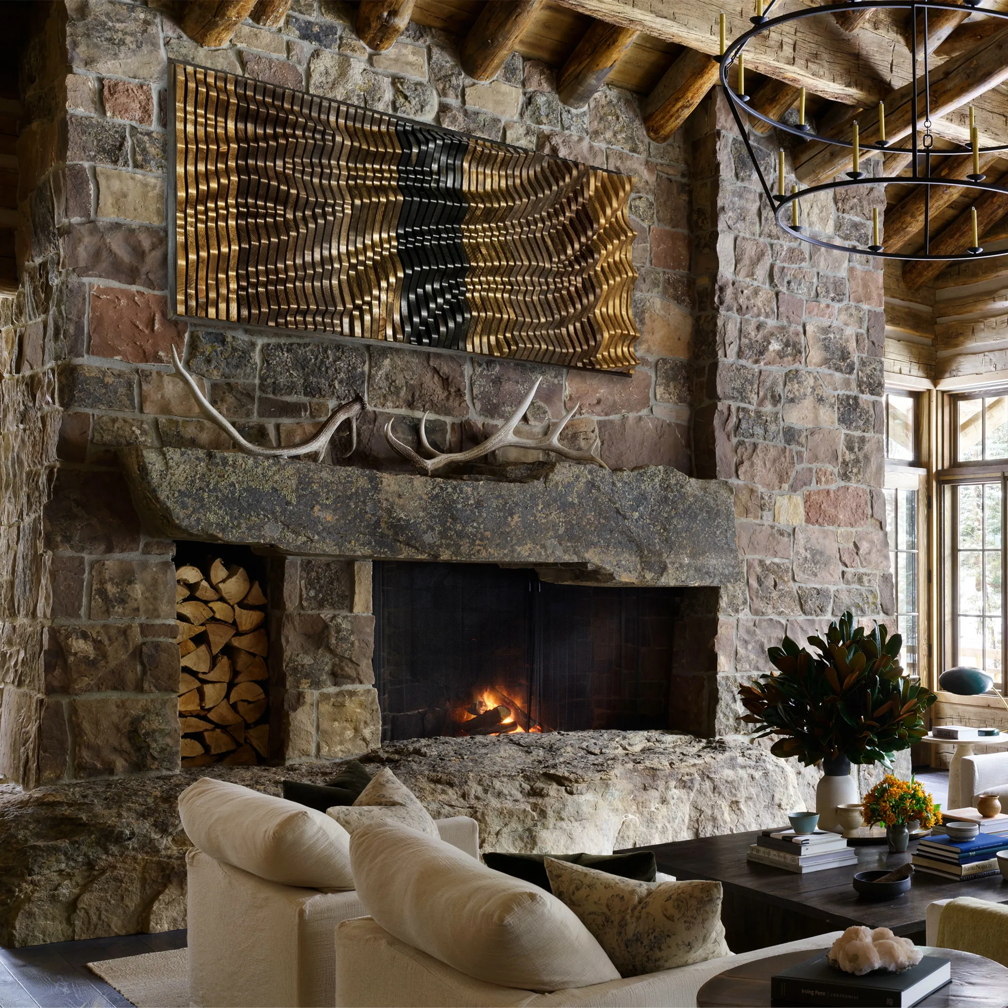 AMARETTO Parametric Art Wood Wall Decor – 100% Solid Wood - Image 4