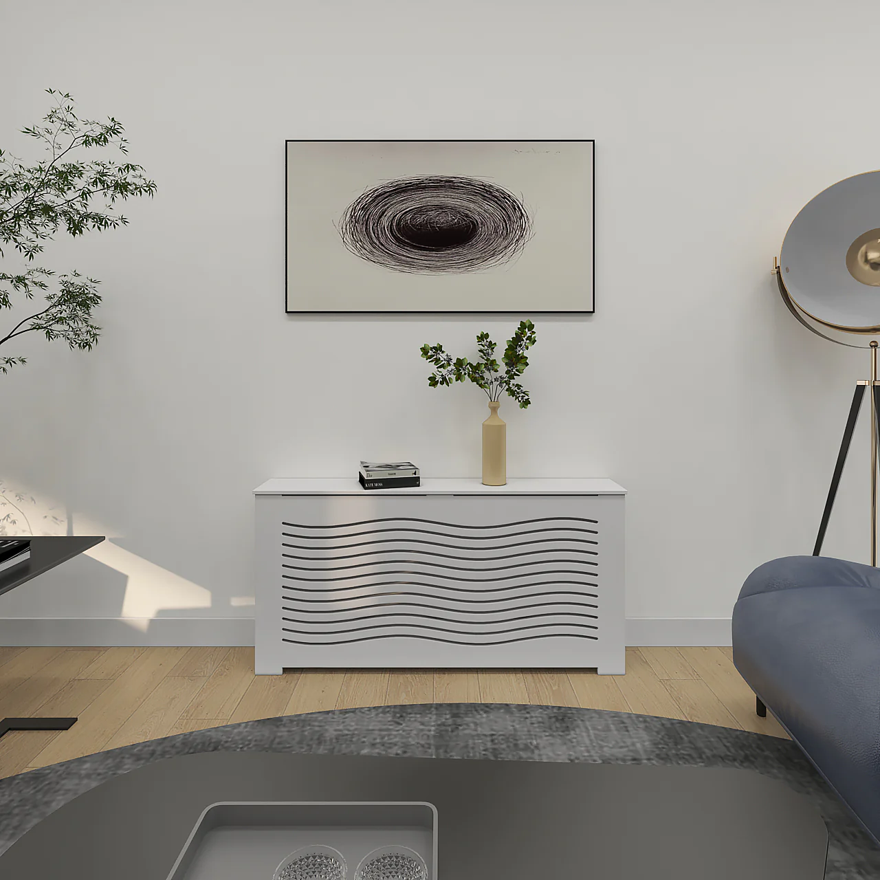 CAPELLA Custom Radiator Cover in NYC – Modern Heat Cover - Image 4