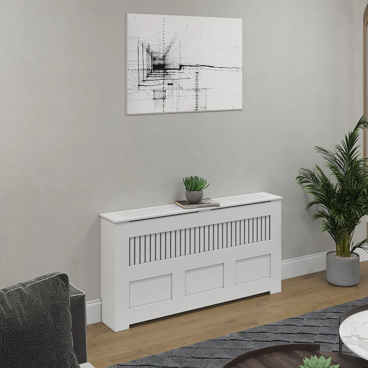 Custom PTAC-HVAC Enclosure Cabinet for NYC Modern Interiors - Image 10