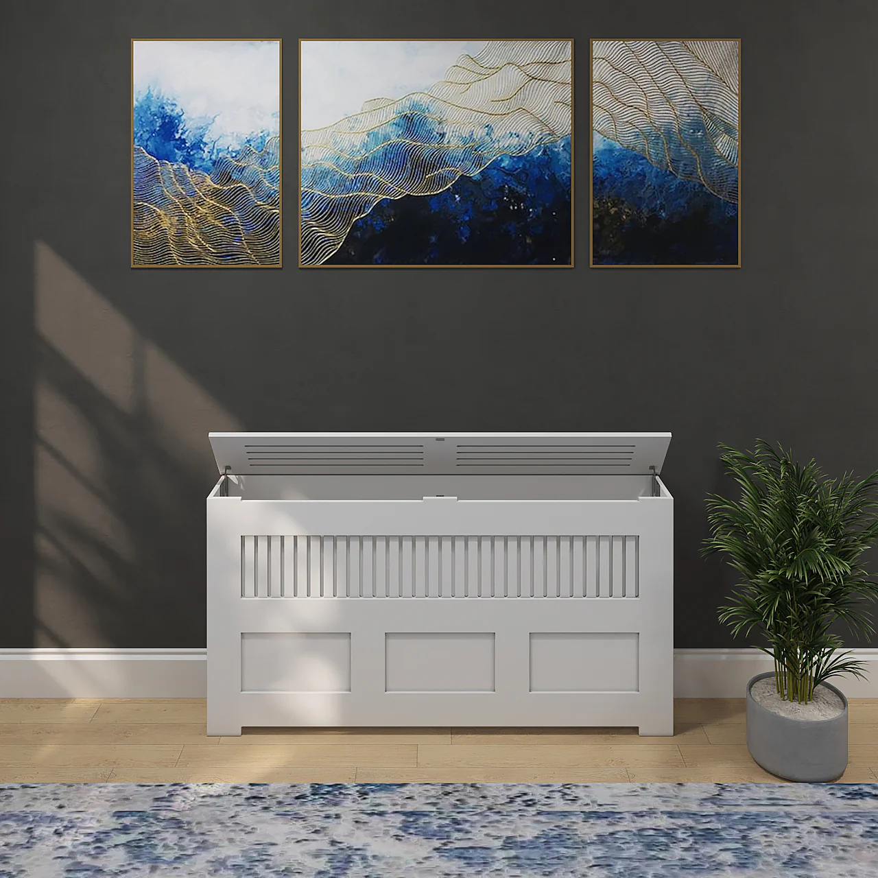 Custom PTAC-HVAC Enclosure Cabinet for NYC Modern Interiors - Image 3