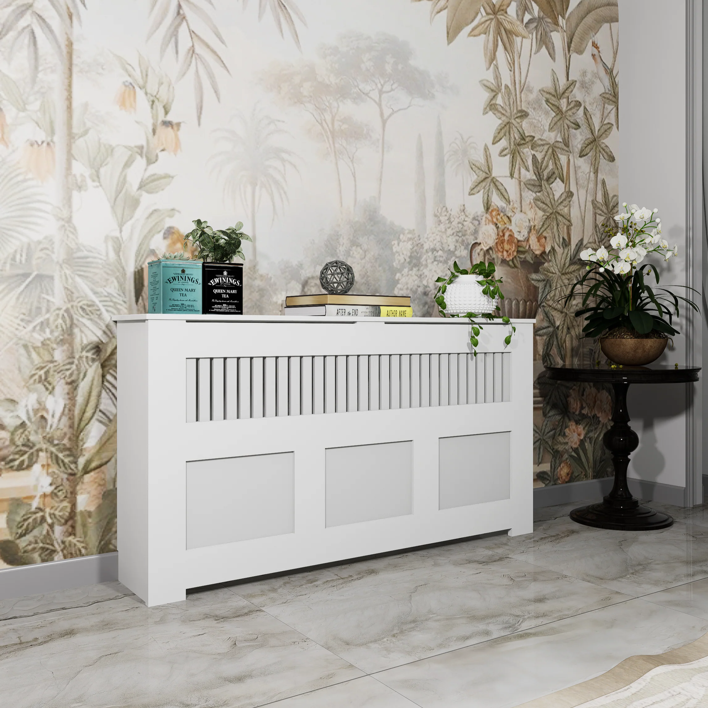 MANHATTAN Radiator Cover, NYC White Finish Heating Solutions - Image 4