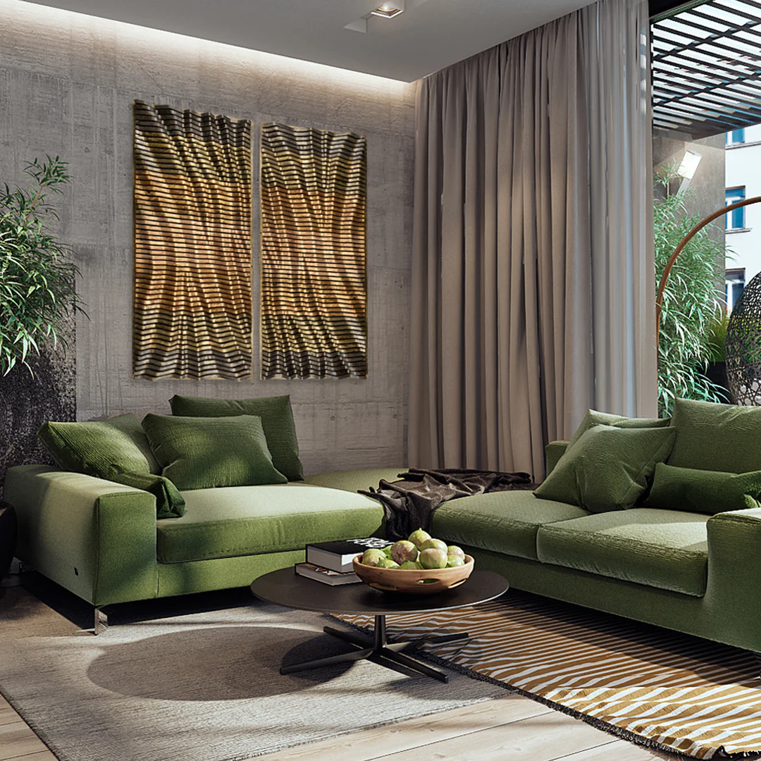 TWISTER Parametric Wall Art Panels, Handmade Wall Art Decor - Image 6