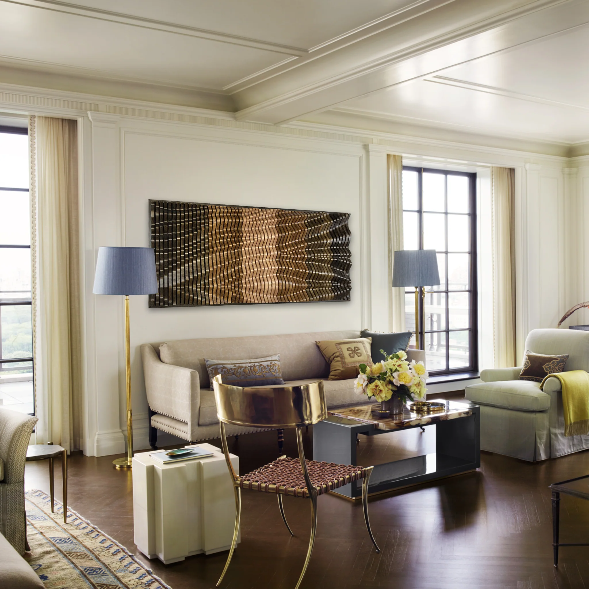 Solid Wood Acoustic Wall Art for Elegant Interiors | ENIGMA - Image 3