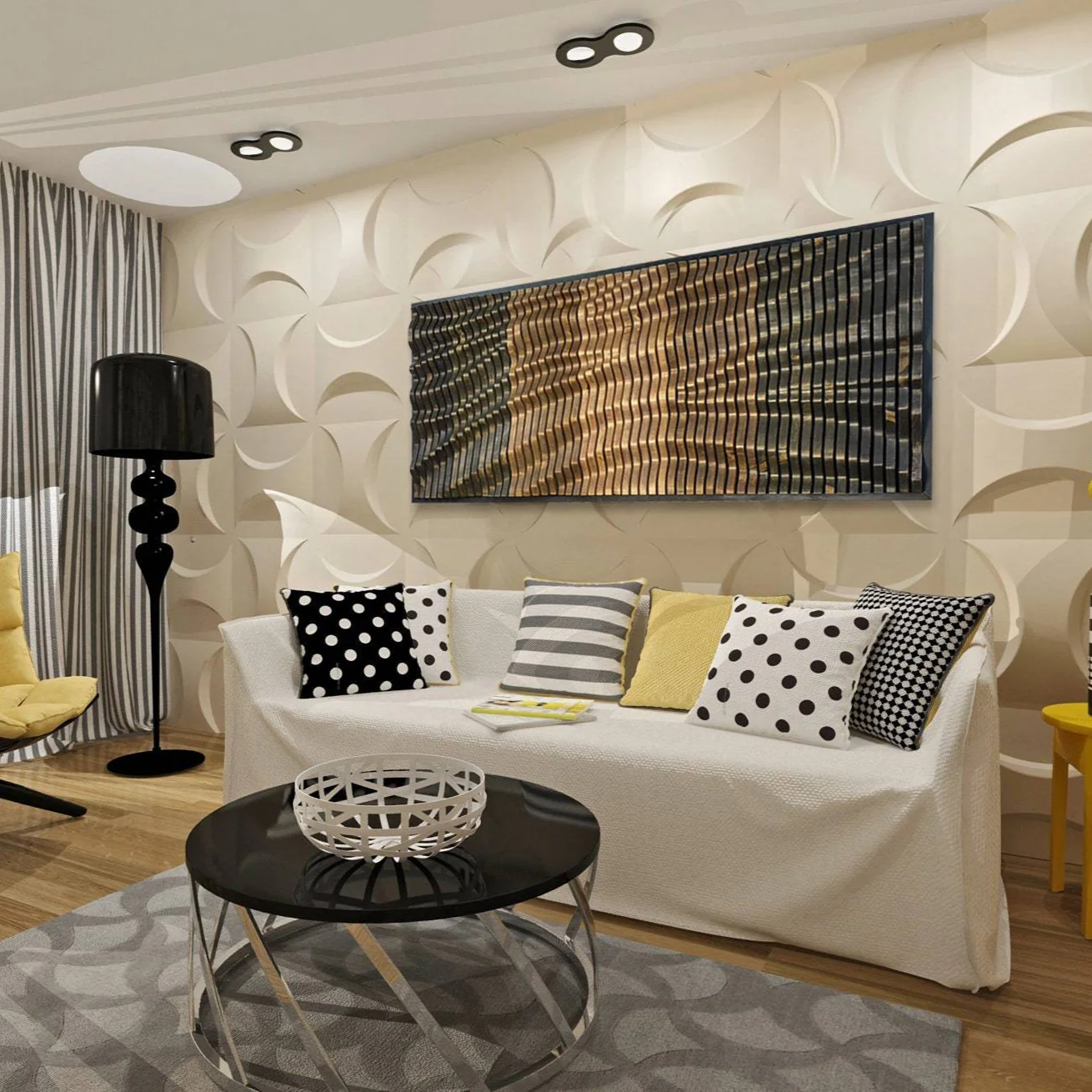 Solid Wood Acoustic Wall Art for Elegant Interiors | ENIGMA - Image 5