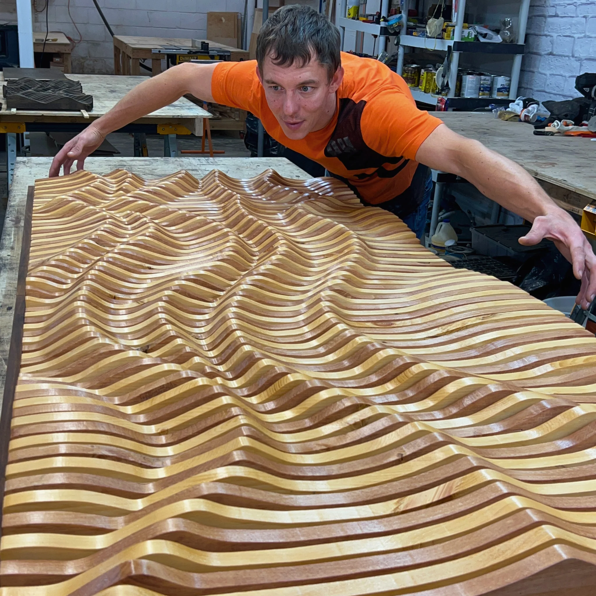 ALEXIA Parametric Wood Art - 100% Wood Wall Art Decor - Image 5