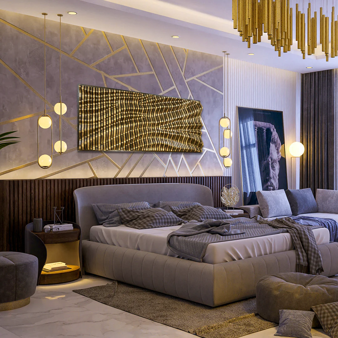 Solid Wood Acoustic Wall Art - Handcrafted BORDEAUX Panels - Image 3