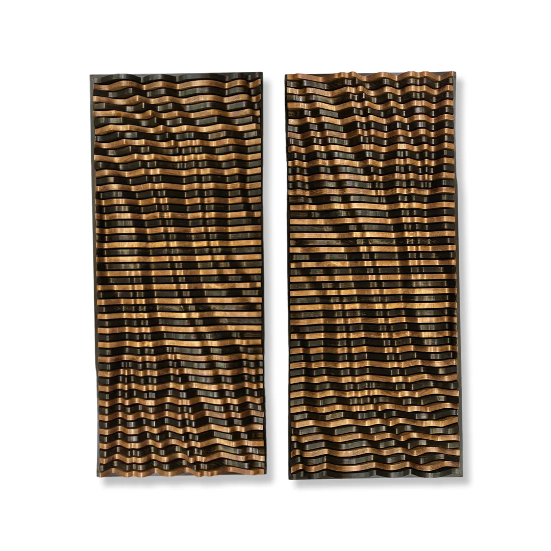 TSUNAMI Parametric Wood Wall Art Panels - Solid Acoustic Art - Image 5