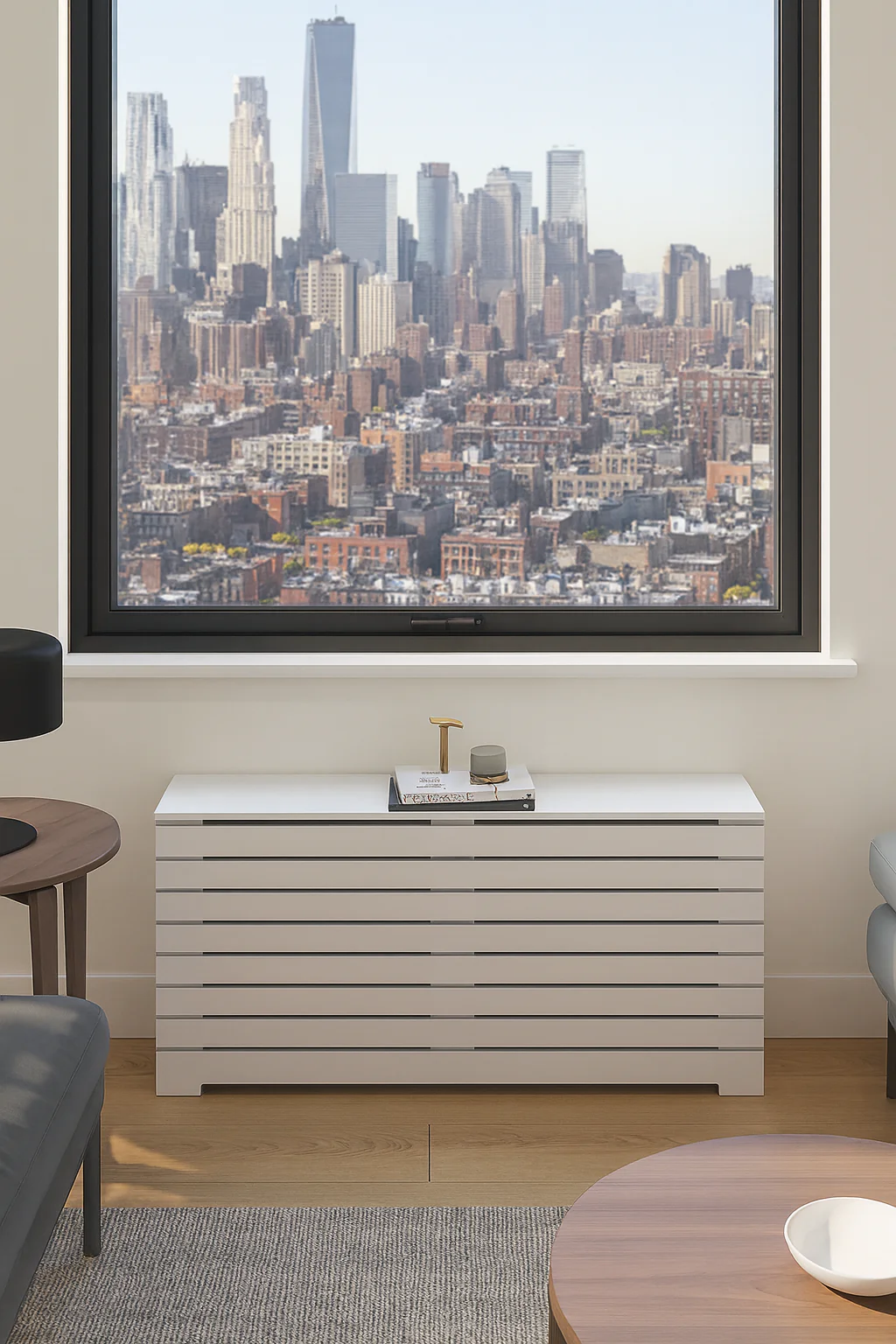 Custom Heat Cover Cabinet for Radiator - DANTE NYC Design - Image 4
