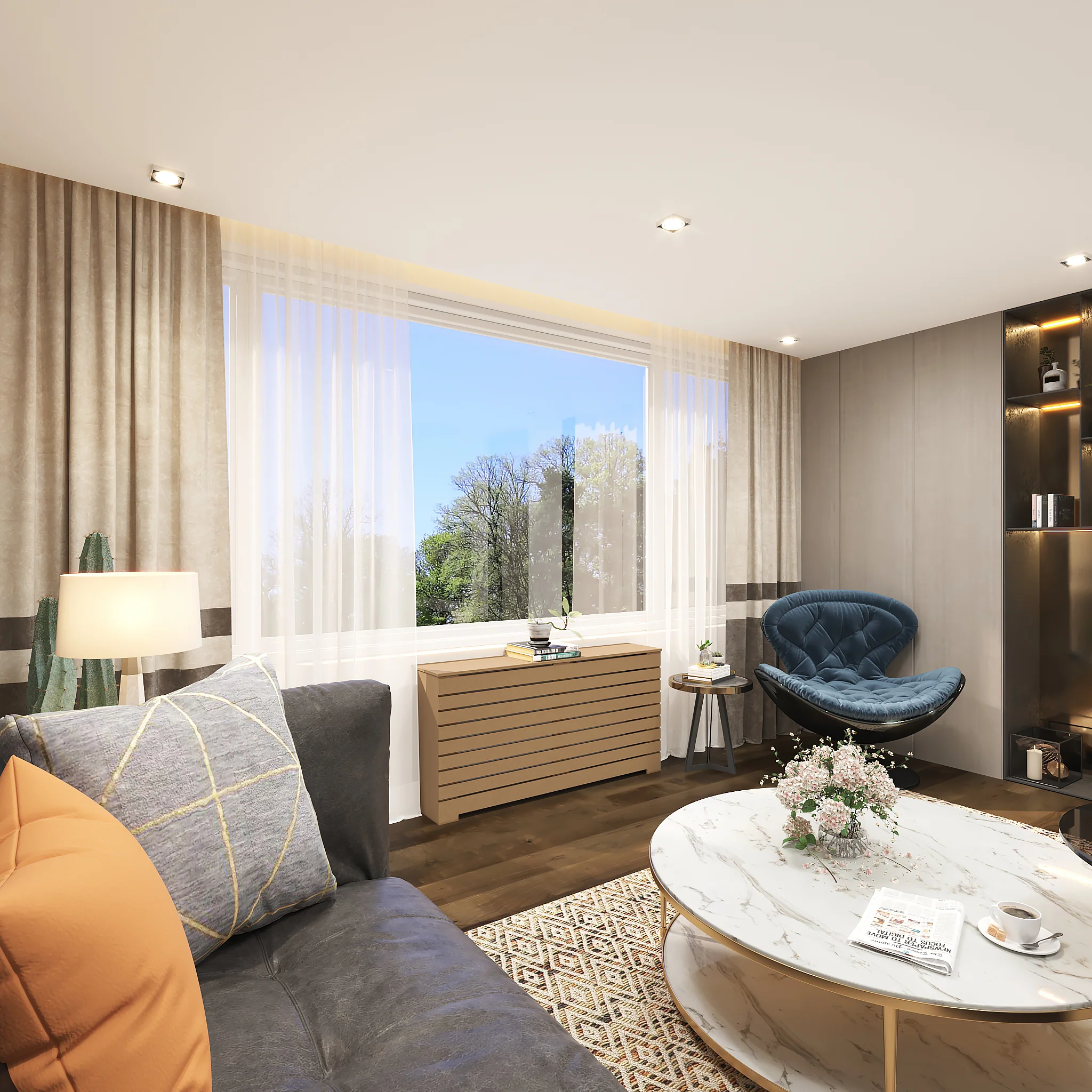 Dante Custom Unfinished Radiator Cover, Design for NYC Homes - Image 3