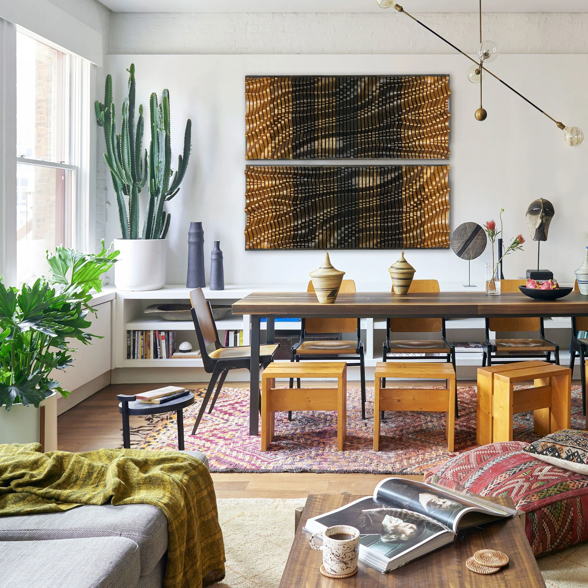 ECLIPSE Wall Art – Parametric Wood Wall Art | Handmade Panel - Image 5