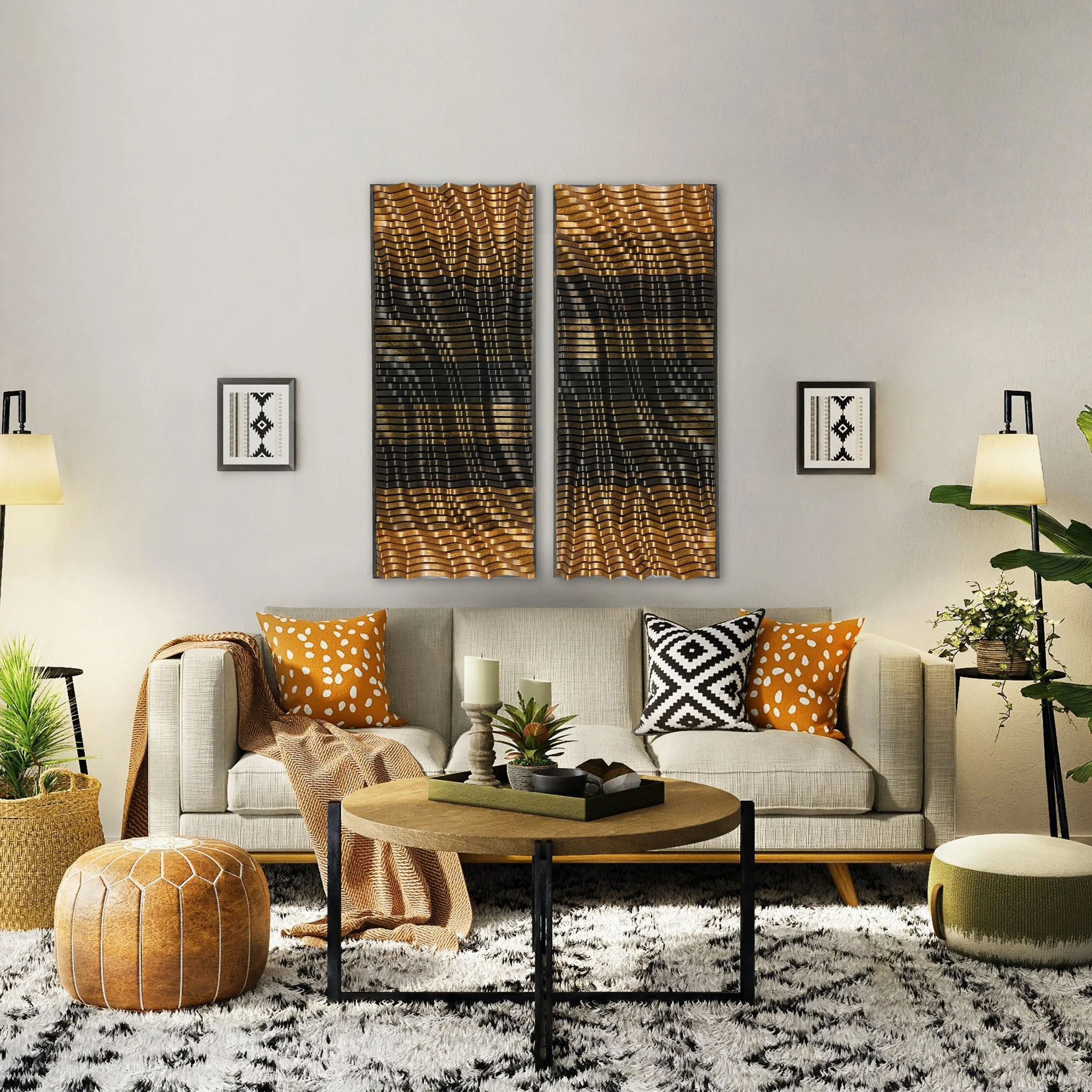 ECLIPSE Wall Art – Parametric Wood Wall Art | Handmade Panel - Image 7